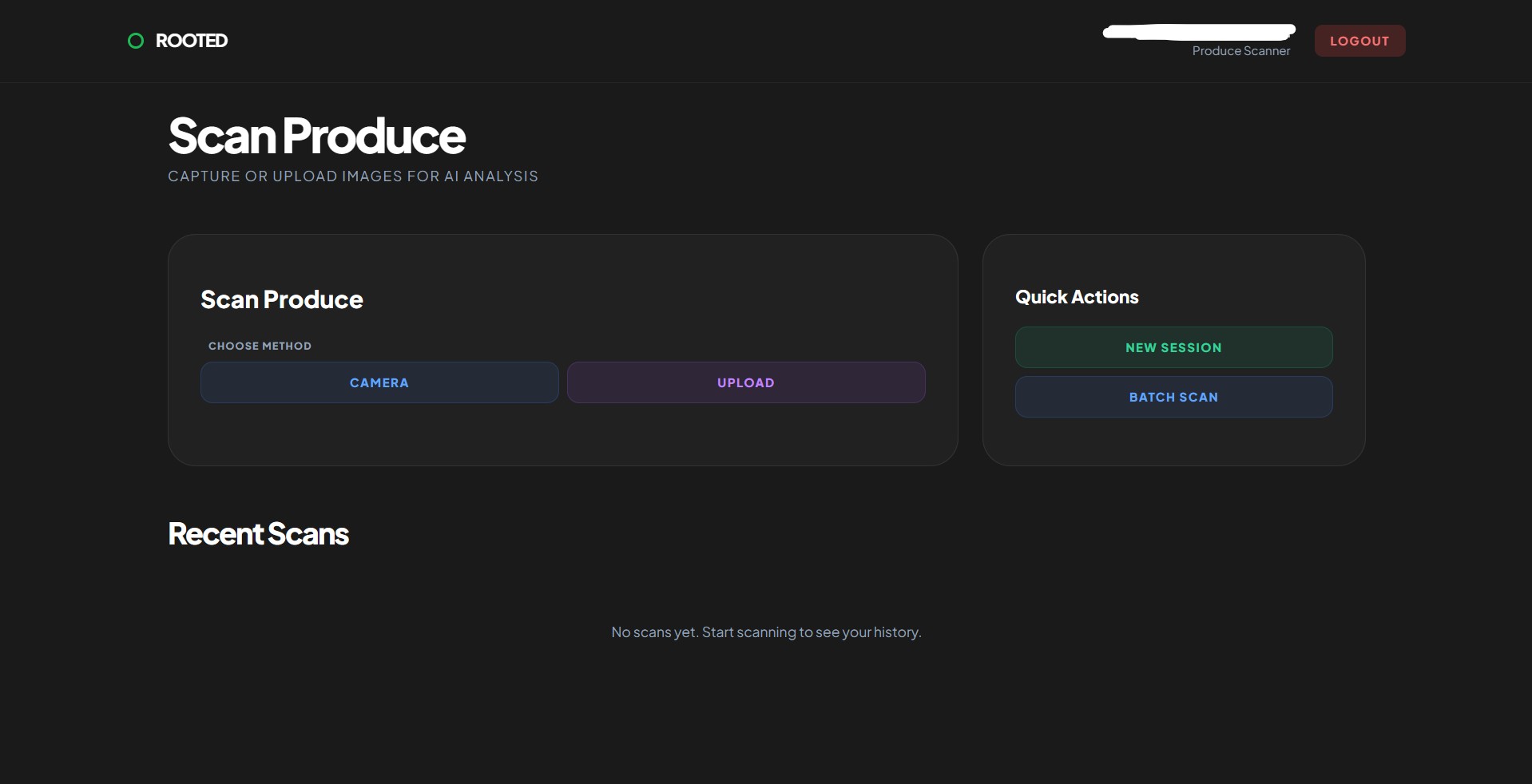 Rooted dashboard