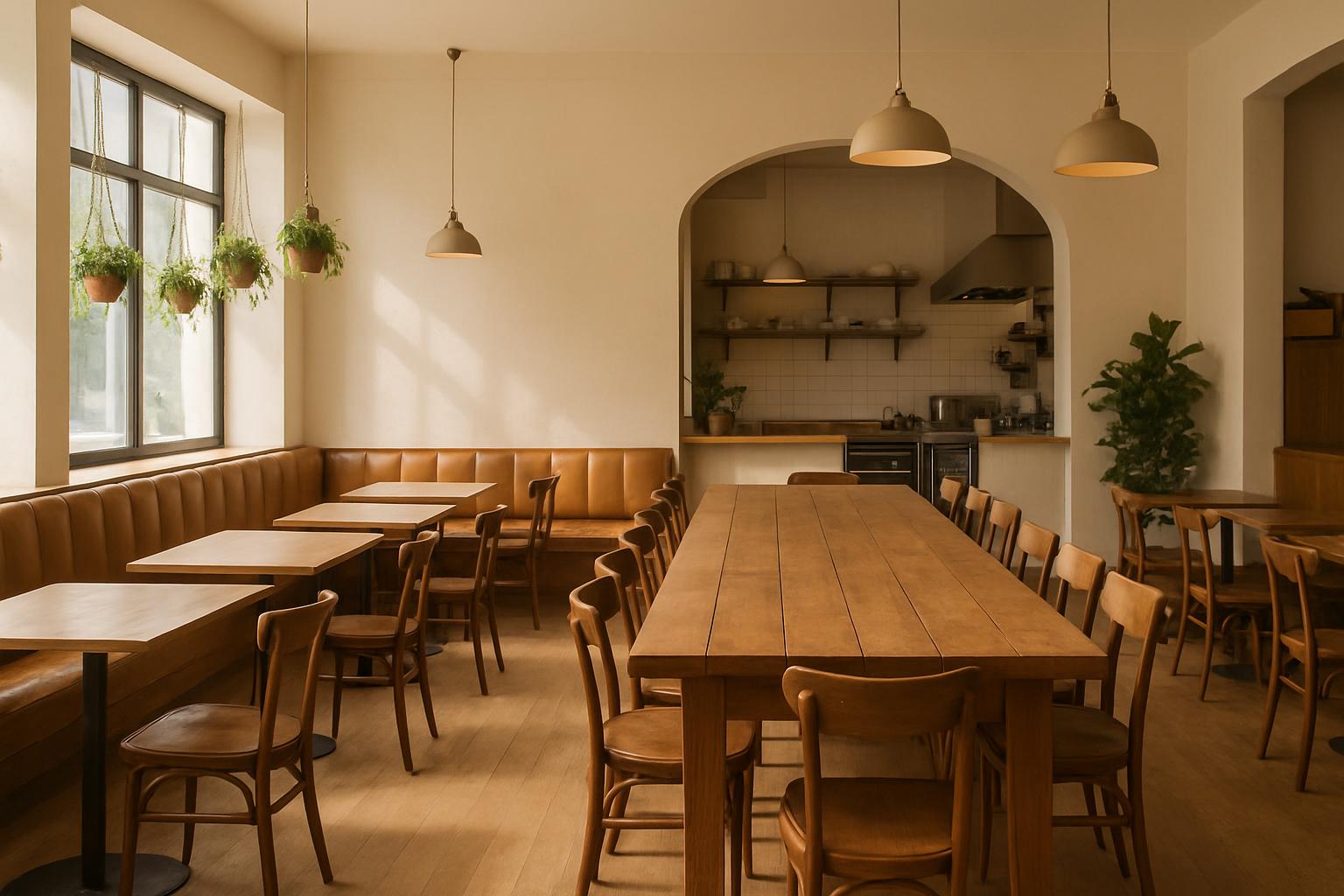 West End café interior