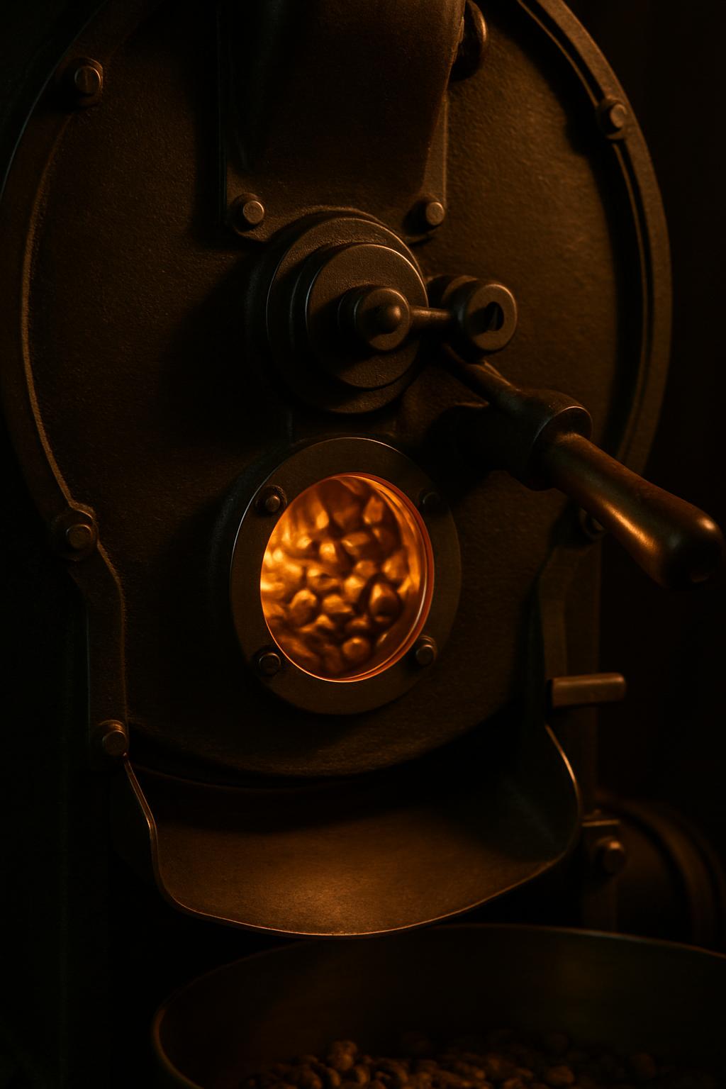 Roasting beans on the Probat