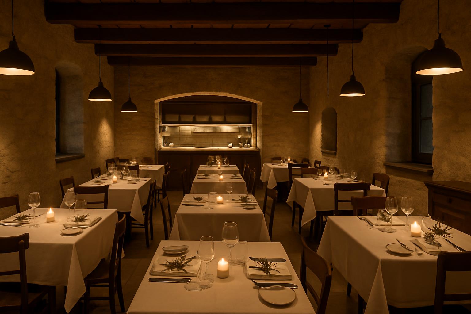 The Aurelia dining room