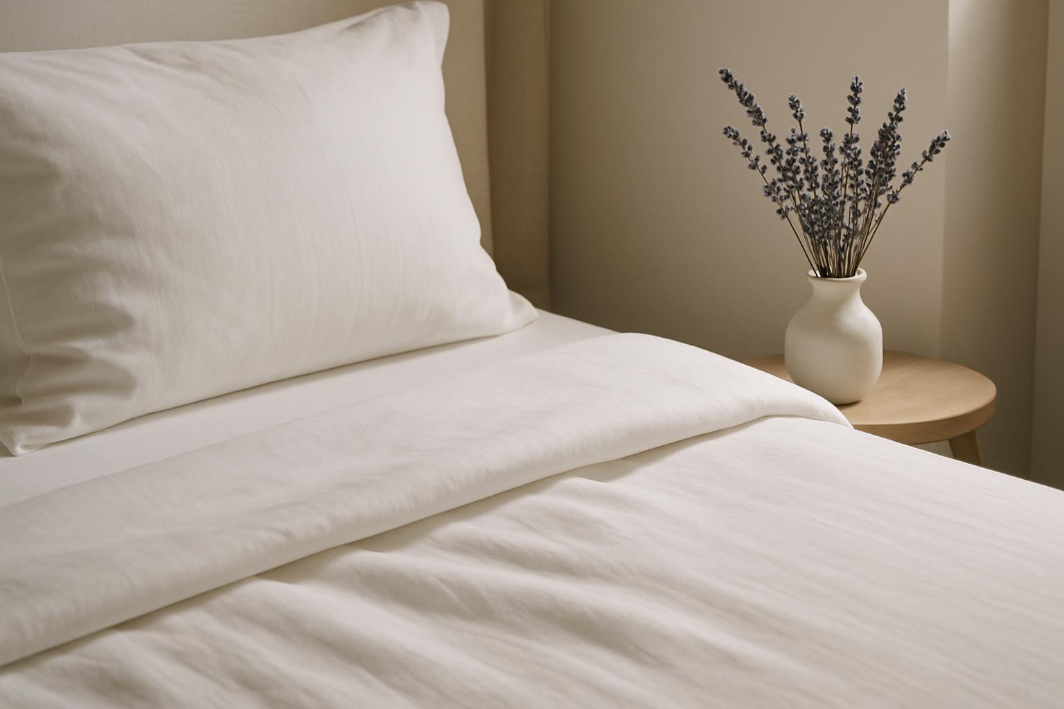 Linen bedding